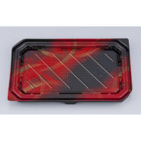 シーピー化成 寿司容器 BS浜盛25 霧筆赤本体 069122500A975 1ケース(600個(50個×12))（直送品）