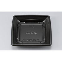 シーピー化成 どんぶり容器 エコ際立丼35 黒 本体 0756135000525 1ケース(900個(50個×18))（直送品）
