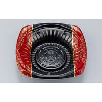 シーピー化成 どんぶり容器 CBFまど味17 いづつ赤 本体 0A00117002505 1ケース(900個(50個×18))（直送品）