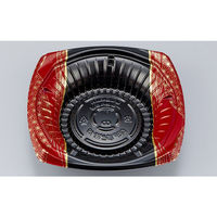 シーピー化成 どんぶり容器 CBFまど味18 いづつ赤 本体 0A00118002505 1ケース(900個(50個×18))（直送品）