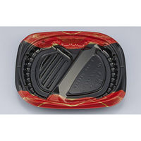 シーピー化成 弁当容器 CBFまろん8S-2 光重赤本体 0A0210852B065 1ケース(600個(50個×12))（直送品）