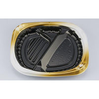 シーピー化成 弁当容器 CBFまろん8S-2 ゴルトBW本体 0A0210852B085 1ケース(600個(50個×12))（直送品）