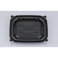 シーピー化成 軽食容器 CBF-DE15-13B 黒本体 0A05151320525 1ケース(1200個(50個×24))（直送品）