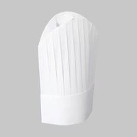 調理用帽子 オーバルグランドトック300(マジックテープ) 188852 1ケース(50個(10個×5))（直送品）