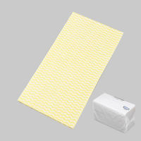 カウンタークロス(YELLOW)薄手 ポリ包装Eタイプ 188893 1ケース(900個(100個×9))（直送品）