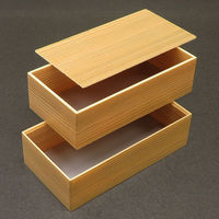 アライ 折箱 LB-N2S 長折2段重(小) 多聞杉 20001049 1ケース(162個(6個×27))（直送品）