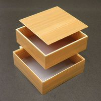 アライ 折箱 LB-K2/145 角折2段重(小) 多聞杉 20001100 1ケース(140個(7個×20))（直送品）