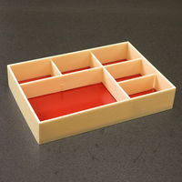 アライ 折箱 創作膳 80-55 6C 関東杉 共蓋付 20002862 1ケース(168個(14個×12))（直送品）