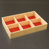 アライ 折箱 創作膳 80-55 6A 関東杉 共蓋付 20002848 1ケース(168個(14個×12))（直送品）