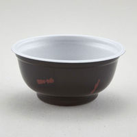 青葉紙業 どんぶり容器 D-3 うるし 本体 205403 1ケース(600個(50個×12))（直送品）