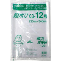 リュウグウ ローデンポリ袋 超ポリ03-12号 3310312 1ケース(5000個(100個×50))（直送品）