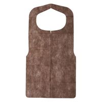 メディテックジャパン 使い捨てエプロン エプロン(A)折 ブラウン 4791669000 1ケース(1200個(50個×24))（直送品）