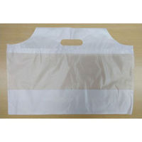 リュウグウ ポリ手提げ サイドバッグ洋型無地 中 4900300 1ケース(500個(100個×5))（直送品）