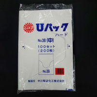 中川製袋化工 レジ袋 Uパック 4K用 ハード 乳白 1ケース(4000個(200個×20))（直送品）