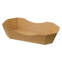 信和 緩衝材 エコロジー紙トレー14号 クラフト 601752 1ケース(600個(25個×（直送品）