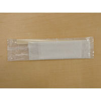 コンドル産業 割箸 6寸アスペン スリムおしぼりセット 白 650005 1ケース(1000個)（直送品）