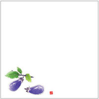 カミイソ産商 敷紙 耐油天紙 4寸 No.0054 なすび 70000054 1袋(100個)（直送品）