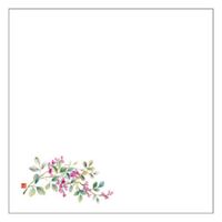 カミイソ産商 敷紙 和紙4寸懐紙 No.6236 萩 70016236 1袋(100個)（直送品）