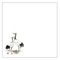 カミイソ産商 敷紙 和紙4寸懐紙 No.6500 鶴 70016500 1袋(100個)（直送品）