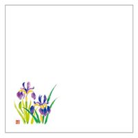 カミイソ産商 敷紙 和紙5寸懐紙 No.7268 あやめ 70027268 1袋(100個)（直送品）