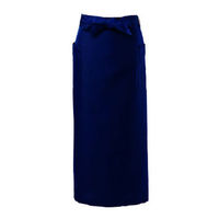 サンユニフォーム ロングエプロン ロングエプロン(ネイビー)F 701-S711-3 1点（直送品）