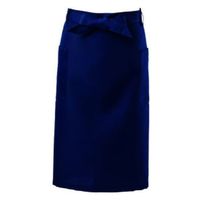 サンユニフォーム ミドルエプロン ミドルエプロン(ネイビー)F 701-S712-3 1点（直送品）