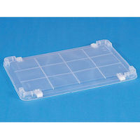 三甲 ばんじゅうフタ2型(ロック付) 透明 702325-01 1ケース(10個)（直送品）