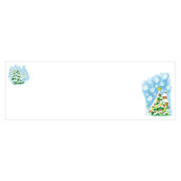 カミイソ産商 テーブルマット おてもとマット No.3470 スノークリスマス 77003470 1袋(100個)（直送品）