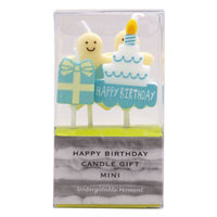 カメヤマ 贈答用飾り ハッピーバースデーキャンドルギフトミニ B5535-00-10 1ケース(40個(10個×4))（直送品）
