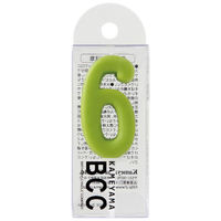 カメヤマ 贈答用飾り ナンバーキャンドルパステル 6番 B7501-07-06LG 1ケース(120個(10個×12))（直送品）