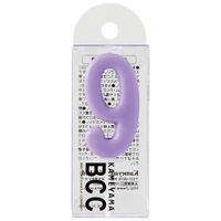 カメヤマ 贈答用飾り ナンバーキャンドルパステル 9番 B7501-07-09LV 1ケース(120個(10個×12))（直送品）