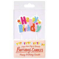 カメヤマ 贈答用飾り バースデーケーキキャンドル パステル BA323-00-00 1ケース(144個(12個×12))（直送品）