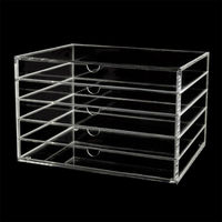 クルーズ アクリル什器 アクリル5段ケース A4 CRC8301 1点（直送品）