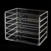 クルーズ アクリル什器 アクリル5段ケース A5 CRC8302 1点（直送品）