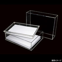 クルーズ アクリル什器 アクリル決済箱 中蓋付 A5 CRC8502 1点（直送品）