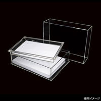 クルーズ アクリル什器 アクリル決済箱 中蓋付 A6 CRC8503 1点（直送品）