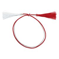 ラッピング用品 No.5 2重ゴム房 Aタイプ(二重) 特小26cm 赤白金糸入 G1226RWR 1ケース(1000個(50個×20))（直送品）