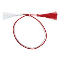 ラッピング用品 No.5 2重ゴム房 Aタイプ(二重) 中36cm 赤白金糸入 G1236RWR 1ケース(1000個(50個×20))（直送品）