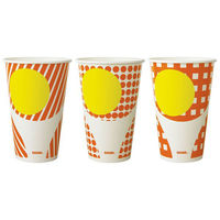 日本デキシー 紙カップ 12フリング(3デザインアソート) GCCPS2FG 1ケース(2000個(100個×20))（直送品）