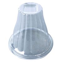 日本デキシー リッド16ozやきとり(大)用透明 GLDH16YT 1ケース(1000個(50個×20))（直送品）