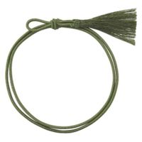 イグチ ラッピング用品 彩ゴム房 二重片花結び 小58cm モスグリーンIDG GS2258IDG 1ケース(1000個(50個×20))（直送品）