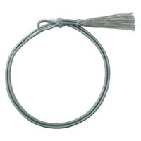 イグチ ラッピング用品 彩ゴム房 二重片花結び 小58cm グレーISG GS2258ISG 1ケース(1000個(50個×20))（直送品）