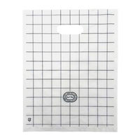 中川製袋化工 ポリ手提げ サンFバッグ ホワイト C柄 中 H012213 1ケース(2000個(50個×40))（直送品）