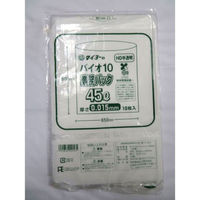 中川製袋化工 エコ材質ゴミ袋 バイオ10業務パックHD 45L 厚口 H070637 1ケース(600個(10個×（直送品）