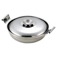 パール金属 調理道具 韓味家 ステンレス製浅型チゲ鍋17cm HC-0076 1ケース(30個(10個×3))（直送品）