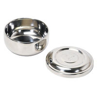 パール金属 中華用食器 韓味家 ダブルステンレス製茶碗13cm HC-0302 1ケース(60個(6個×10))（直送品）