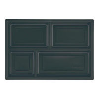 アヅミ産業 HSH-W320-225用上下段 中仕切セット (黒) HSH320225UDBK 1ケース(40個)（直送品）