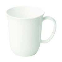 パール金属 メラミン食器 あつかいやすいマグカップ(ホワイト) K-6391 1ケース(6個)（直送品）