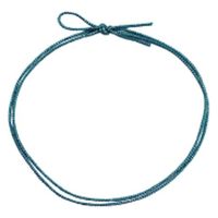 ラッピング用品 4ッ打ラメ入りゴム 2重片花結び 62cm ブルー×銀 KH04262LBS 1ケース(1000個(100個×10))（直送品）