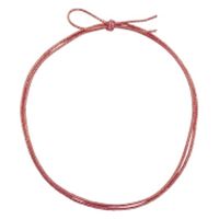 ラッピング用品 4ッ打ラメ入りゴム 2重片花結び 62cm ピンク×金 KH04262PKG 1ケース(1000個(100個×10))（直送品）